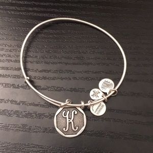 Alex and Ani charm bangle bracelet—K